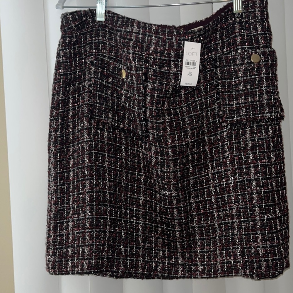 Plus Size Office Skirt